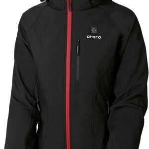 ORORO Classic Heated Jacket (Black with Red Zipper) SIZE XL (2 IN STOCK)